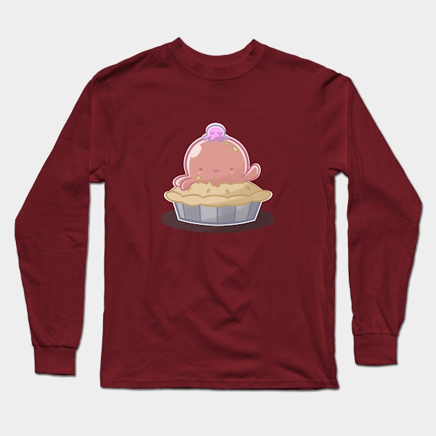 Octo-pie Long Sleeve T-Shirt by lalalanny